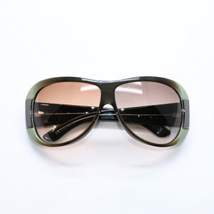 極美品 GUCCI グッチ サングラス アイウェア GG3063/S U53PN サイズ62□10 120 ブラウン グリーン グラデーション 中古 4a006198