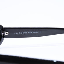 画像をギャラリービューアに読み込む, 極美品 GUCCI グッチ オーバル サングラス アイウェア GG2419/N/S 9HH サイズ51□20 135 ブラック グレー アセテート 中古 4a006195