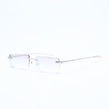 画像をギャラリービューアに読み込む, 極美品 YVES SAINT LAURENT イヴ サンローラン 度入り眼鏡 メガネ YSL2054/S YB7 サイズ54□16 140 シルバー 中古 4a006169