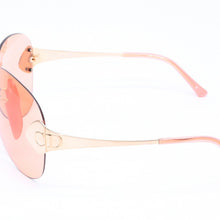 画像をギャラリービューアに読み込む, 極美品 Christian Dior クリスチャンディオール PILOT シールドサングラス アイウェア 59Y サイズ120 サーモンピンク 中古 4a006200