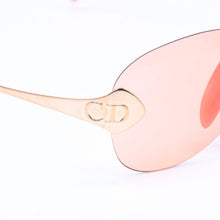 画像をギャラリービューアに読み込む, 極美品 Christian Dior クリスチャンディオール PILOT シールドサングラス アイウェア 59Y サイズ120 サーモンピンク 中古 4a006200