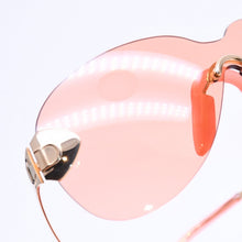画像をギャラリービューアに読み込む, 極美品 Christian Dior クリスチャンディオール PILOT シールドサングラス アイウェア 59Y サイズ120 サーモンピンク 中古 4a006200