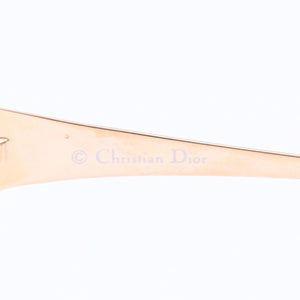 極美品 Christian Dior クリスチャンディオール PILOT シールドサングラス アイウェア 59Y サイズ120 サーモンピンク 中古 4a006200