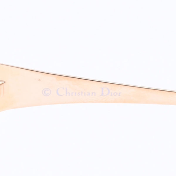 極美品 Christian Dior クリスチャンディオール PILOT シールドサングラス アイウェア 59Y サイズ120 サーモンピンク 中古 4a006200