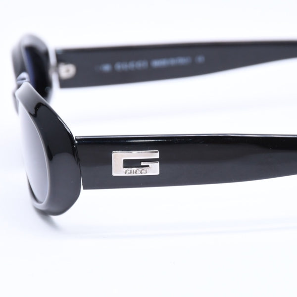極美品 GUCCI グッチ オーバル サングラス アイウェア GG2419/N/S 9HH サイズ51□20 135 ブラック グレー アセテート 中古 4a006195