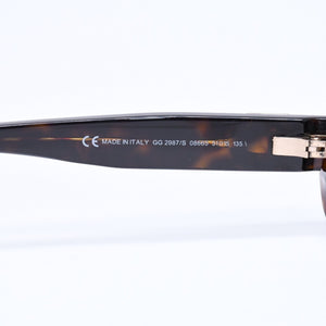 GUCCI グッチ サングラス アイウェア GG2987/S 08665 サイズ51□15 135 べっ甲カラー ブラウン 美品 中古 4a006188