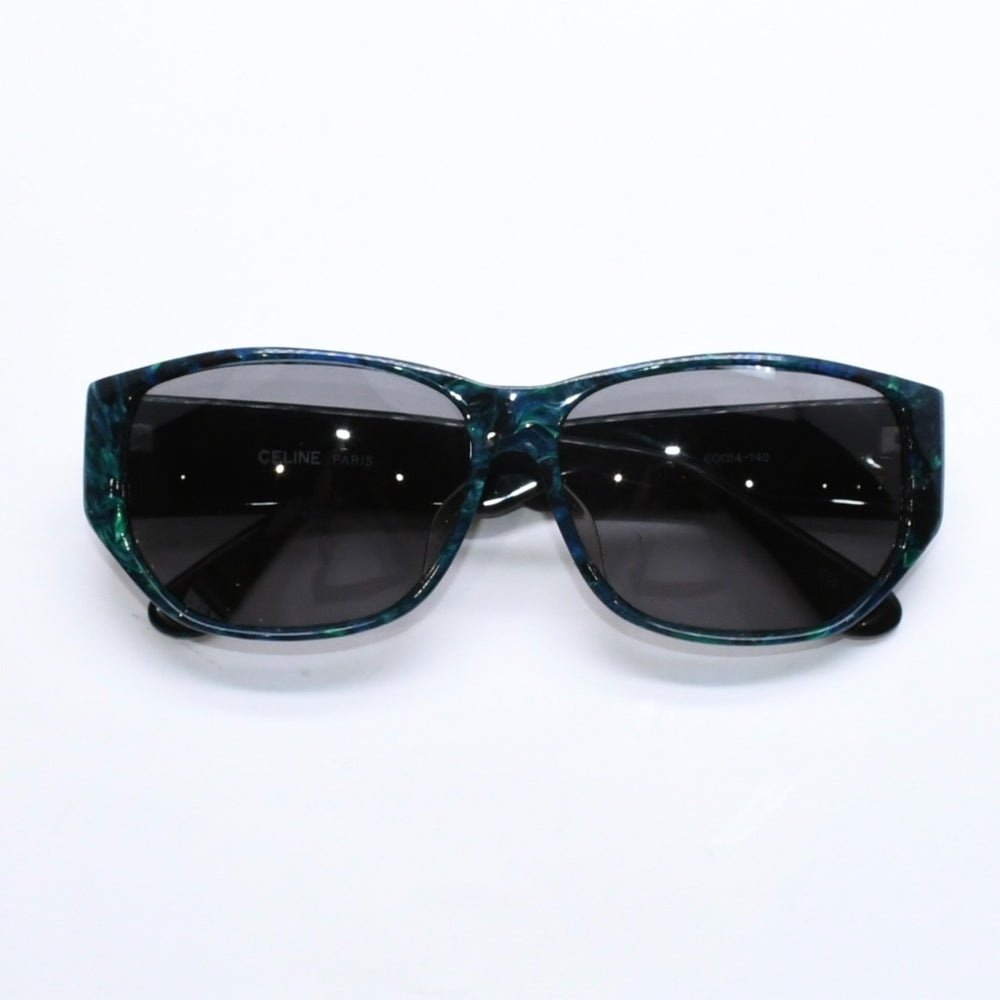 極美品 CELINE セリーヌ サングラス アイウェア ホース キャリッジ CLF 982 サイズ60◻︎14 140 グリーン 中古 4a006193