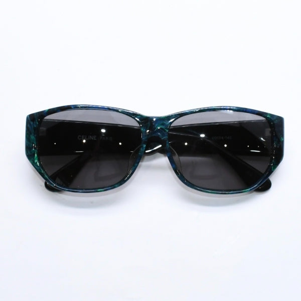 極美品 CELINE セリーヌ サングラス アイウェア ホース キャリッジ CLF 982 サイズ60◻︎14 140 グリーン 中古 4a006193
