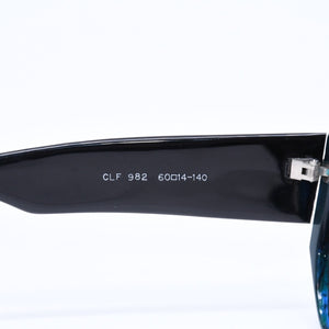 極美品 CELINE セリーヌ サングラス アイウェア ホース キャリッジ CLF 982 サイズ60◻︎14 140 グリーン 中古 4a006193
