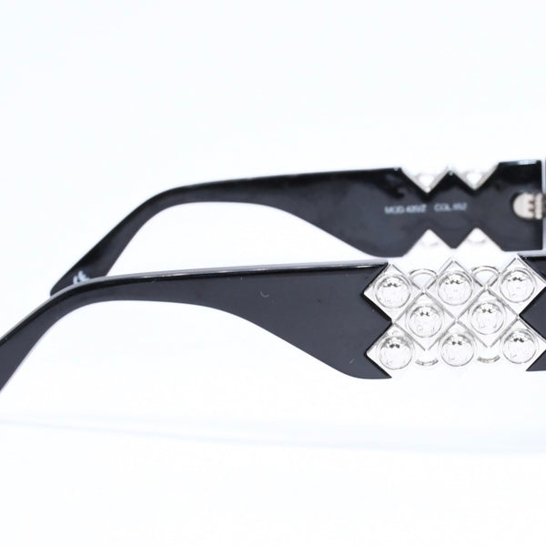 VERSACE ヴェルサーチ サングラス アイウェア MOD.420/Z COL 852 メデューサ ブラック シルバー 美品 中古 4a006205