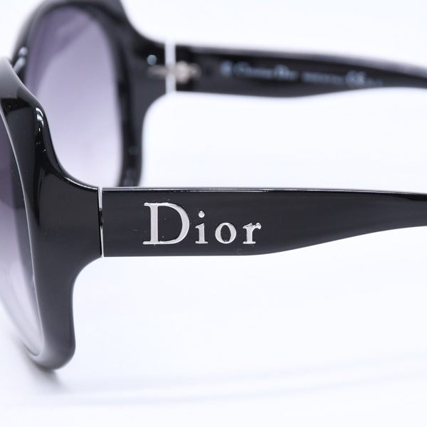 極美品 Christian Dior クリスチャンディオール DIOR GLOSSY1 サングラス アイウェア 584LF サイズ62□20 125 ブラック 中古 4a006176