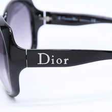 Load the image into the gallery viewer. 極美品 Christian Dior クリスチャンディオール DIOR GLOSSY1 サングラス アイウェア 584LF サイズ62□20 125 ブラック 中古 4a006176
