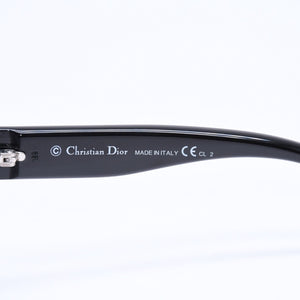 極美品 Christian Dior クリスチャンディオール DIOR GLOSSY1 サングラス アイウェア 584LF サイズ62□20 125 ブラック 中古 4a006176