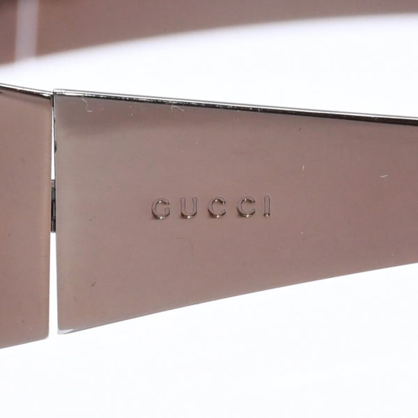 GUCCI グッチ シールド サングラス アイウェア GG1727/S 6N8 サイズ73□12 115 ブラウン メタル 美品 中古 4a006186