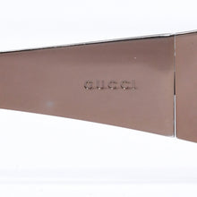 画像をギャラリービューアに読み込む, GUCCI グッチ シールド サングラス アイウェア GG1727/S 6N8 サイズ73□12 115 ブラウン メタル 美品 中古 4a006186