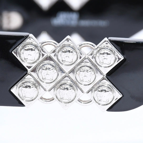 VERSACE ヴェルサーチ サングラス アイウェア MOD.420/Z COL 852 メデューサ ブラック シルバー 美品 中古 4a006205