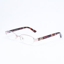 画像をギャラリービューアに読み込む, 極美品 GUCCI グッチ ハーフリム 度入り眼鏡 メガネ GG-9679J B2E サイズ50□17-135 べっ甲カラー ブラウン 中古 4a006168
