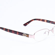 画像をギャラリービューアに読み込む, 極美品 GUCCI グッチ ハーフリム 度入り眼鏡 メガネ GG-9679J B2E サイズ50□17-135 べっ甲カラー ブラウン 中古 4a006168