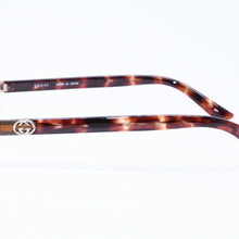 画像をギャラリービューアに読み込む, 極美品 GUCCI グッチ ハーフリム 度入り眼鏡 メガネ GG-9679J B2E サイズ50□17-135 べっ甲カラー ブラウン 中古 4a006168