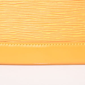 極美品 LOUIS VUITTON ルイヴィトン アルマ ハンドバッグ M52419 エピレザー タッシリイエロー シルバー金具 中古 4a006209