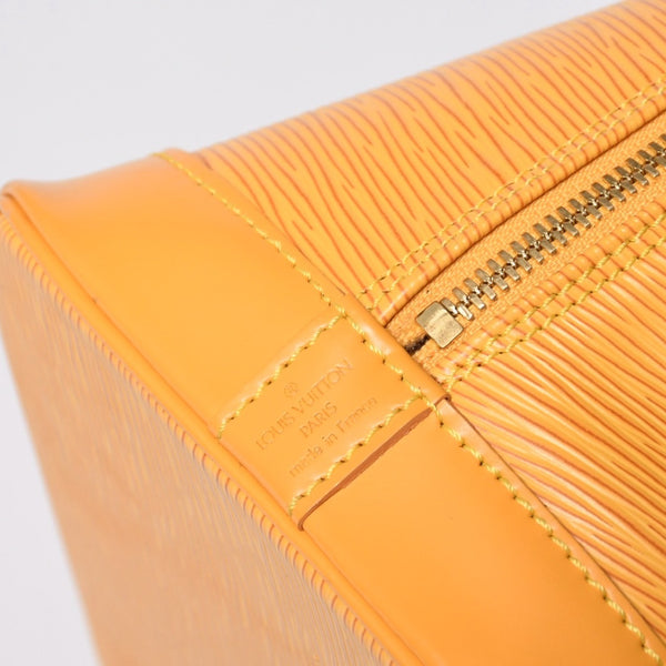 極美品 LOUIS VUITTON ルイヴィトン アルマ ハンドバッグ M52419 エピレザー タッシリイエロー シルバー金具 中古 4a006209