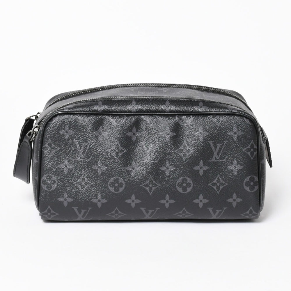 極美品 LOUIS VUITTON ルイヴィトン ドップ キット ハンドバッグ M46354 モノグラム エクリプス ブラック 中古 4a006103