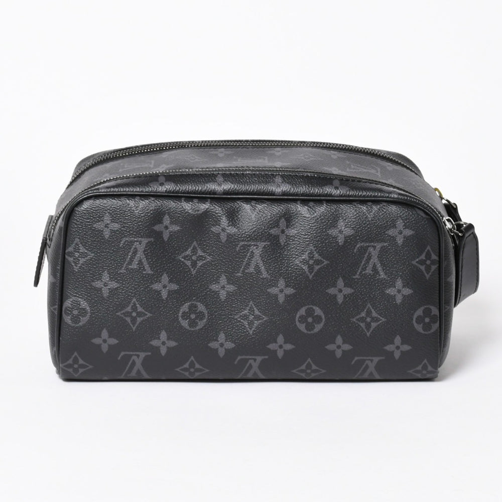 極美品 LOUIS VUITTON ルイヴィトン ドップ キット ハンドバッグ M46354 モノグラム エクリプス ブラック 中古 4a006103