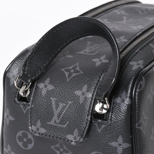 極美品 LOUIS VUITTON ルイヴィトン ドップ キット ハンドバッグ M46354 モノグラム エクリプス ブラック 中古 4a006103