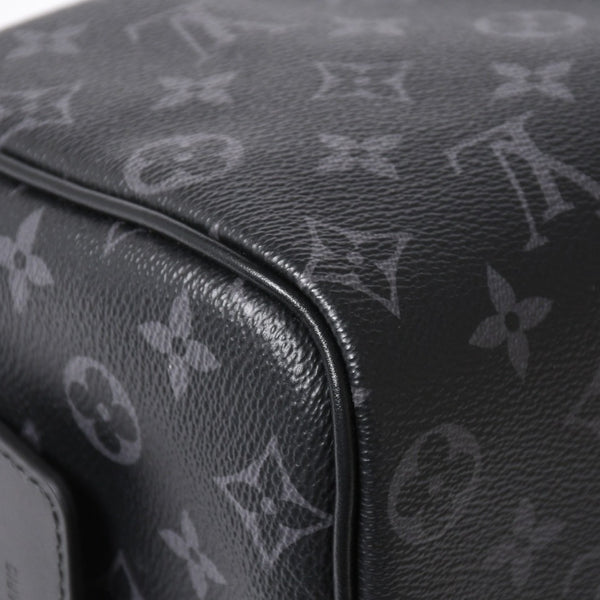 極美品 LOUIS VUITTON ルイヴィトン ドップ キット ハンドバッグ M46354 モノグラム エクリプス ブラック 中古 4a006103