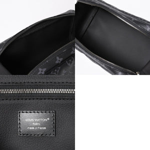 極美品 LOUIS VUITTON ルイヴィトン ドップ キット ハンドバッグ M46354 モノグラム エクリプス ブラック 中古 4a006103