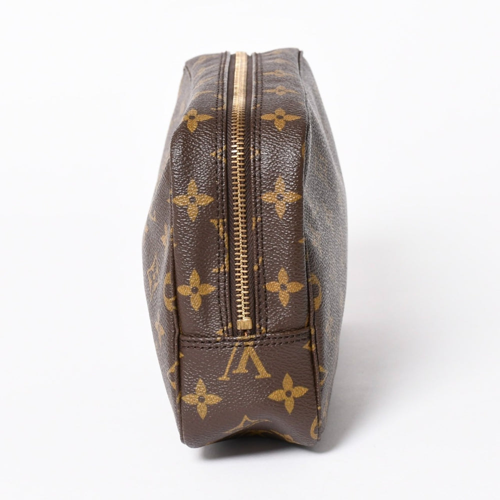 極美品 LOUIS VUITTON ルイヴィトン トゥルーストワレット 23 セカンドバッグ クラッチバッグ M47524 ブラウン ゴールド金具 中古 4a006071