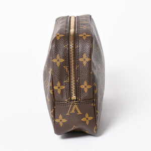 極美品 LOUIS VUITTON ルイヴィトン トゥルーストワレット 23 セカンドバッグ クラッチバッグ M47524 ブラウン ゴールド金具 中古 4a006071