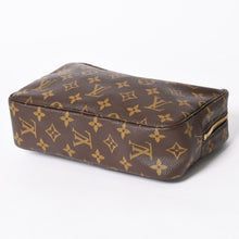 Load the image into the gallery viewer. 極美品 LOUIS VUITTON ルイヴィトン トゥルーストワレット 23 セカンドバッグ クラッチバッグ M47524 ブラウン ゴールド金具 中古 4a006071