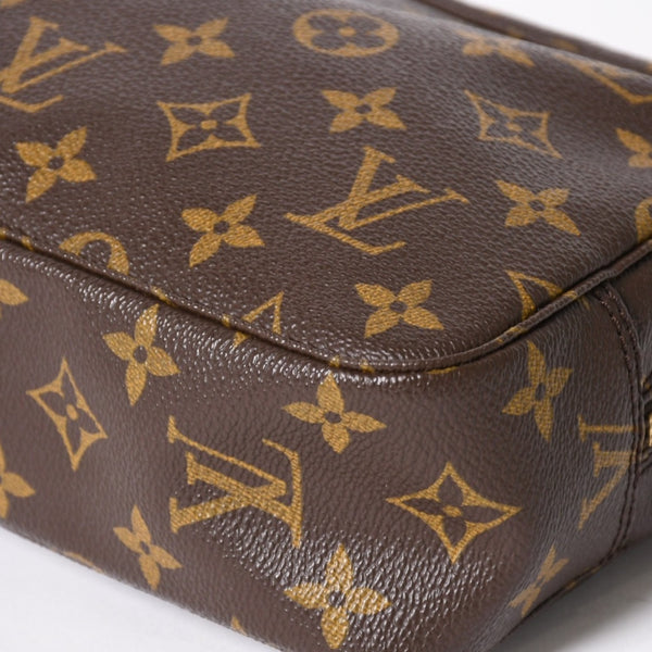 極美品 LOUIS VUITTON ルイヴィトン トゥルーストワレット 23 セカンドバッグ クラッチバッグ M47524 ブラウン ゴールド金具 中古 4a006071