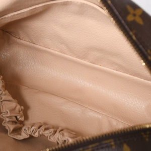 極美品 LOUIS VUITTON ルイヴィトン トゥルーストワレット 23 セカンドバッグ クラッチバッグ M47524 ブラウン ゴールド金具 中古 4a006071