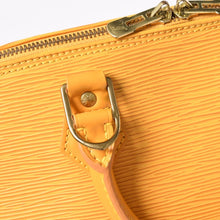 Load the image into the gallery viewer. 極美品 LOUIS VUITTON ルイヴィトン アルマ ハンドバッグ M52419 エピレザー タッシリイエロー シルバー金具 中古 4a006209