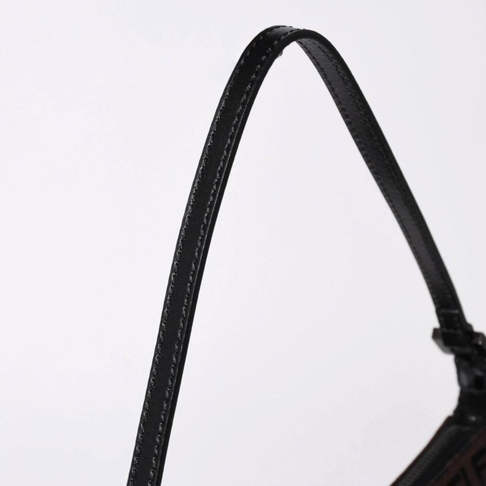 極美品 FENDI フェンディ ショルダーバッグ ズッキーノ 2241-8BR267JQ5-039 ブラウン シルバー金具 中古 4a006227