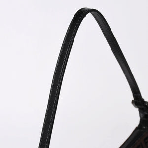 極美品 FENDI フェンディ ショルダーバッグ ズッキーノ 2241-8BR267JQ5-039 ブラウン シルバー金具 中古 4a006227
