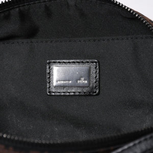 極美品 FENDI フェンディ ショルダーバッグ ズッキーノ 2241-8BR267JQ5-039 ブラウン シルバー金具 中古 4a006227