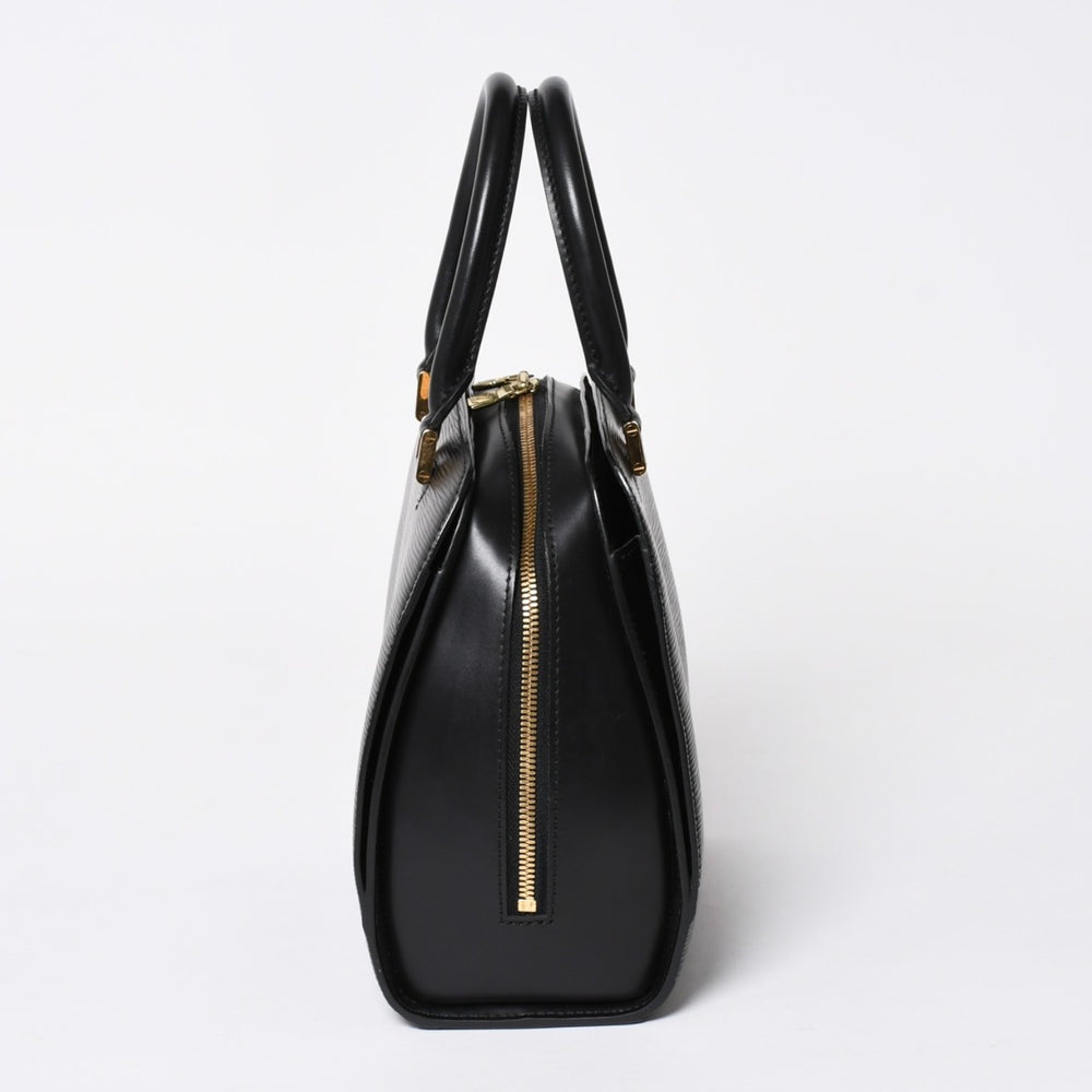 極美品 LOUIS VUITTON ルイヴィトン エピ ポンヌフ ハンドバッグ M52052 エピレザー ブラック ゴールド金具 中古 4a006241