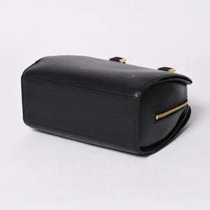 極美品 LOUIS VUITTON ルイヴィトン エピ ポンヌフ ハンドバッグ M52052 エピレザー ブラック ゴールド金具 中古 4a006241