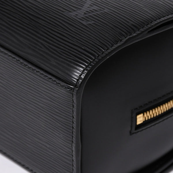 極美品 LOUIS VUITTON ルイヴィトン エピ ポンヌフ ハンドバッグ M52052 エピレザー ブラック ゴールド金具 中古 4a006241