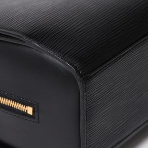 極美品 LOUIS VUITTON ルイヴィトン エピ ポンヌフ ハンドバッグ M52052 エピレザー ブラック ゴールド金具 中古 4a006241