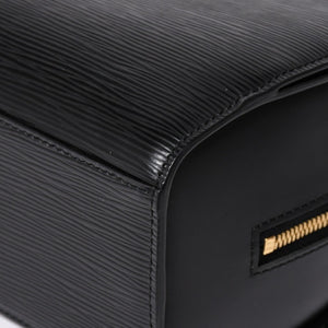 極美品 LOUIS VUITTON ルイヴィトン エピ ポンヌフ ハンドバッグ M52052 エピレザー ブラック ゴールド金具 中古 4a006241