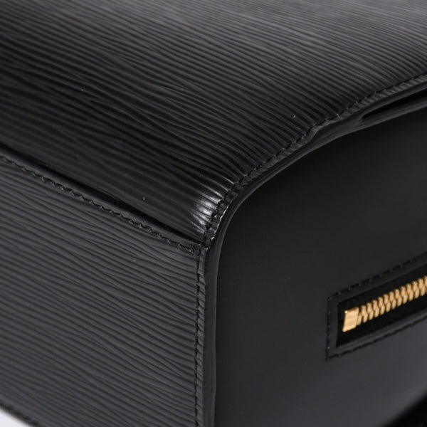 極美品 LOUIS VUITTON ルイヴィトン エピ ポンヌフ ハンドバッグ M52052 エピレザー ブラック ゴールド金具 中古 4a006241