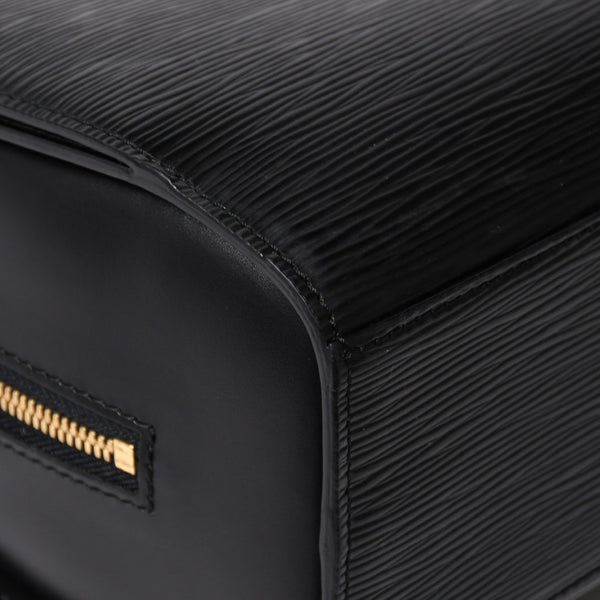 極美品 LOUIS VUITTON ルイヴィトン エピ ポンヌフ ハンドバッグ M52052 エピレザー ブラック ゴールド金具 中古 4a006241