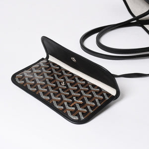 新品同様品 GOYARD ゴヤール サンルイPM バッグ トートバッグ STLCROPMLTY01CL01P ブラック PVC レザー 中古 4a006428
