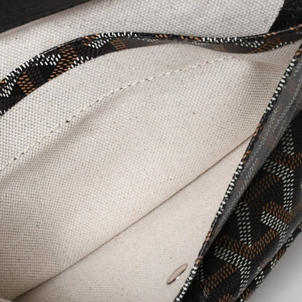 新品同様品 GOYARD ゴヤール サンルイPM バッグ トートバッグ STLCROPMLTY01CL01P ブラック PVC レザー 中古 4a006428