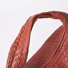 Load the image into the gallery viewer. 極美品 BOTTEGA VENETA ボッテガヴェネタ イントレチャート ホーボー ハンドバッグ ショルダーバッグ ピンク レザー 中古 4a006224