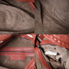 Load the image into the gallery viewer. 極美品 BOTTEGA VENETA ボッテガヴェネタ イントレチャート ホーボー ハンドバッグ ショルダーバッグ ピンク レザー 中古 4a006224